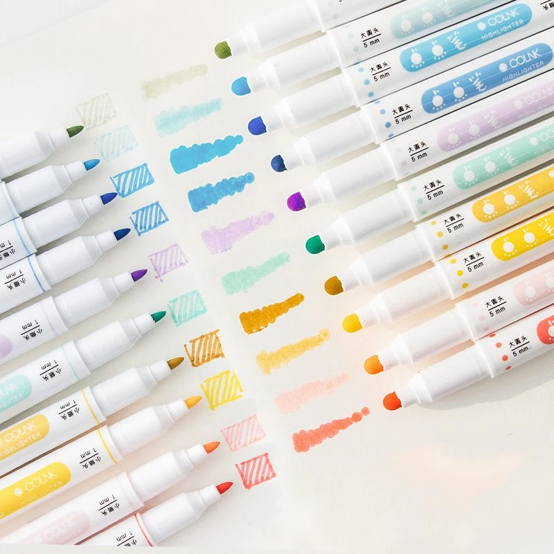 ปากกาเน้นข้อความ 18 สี