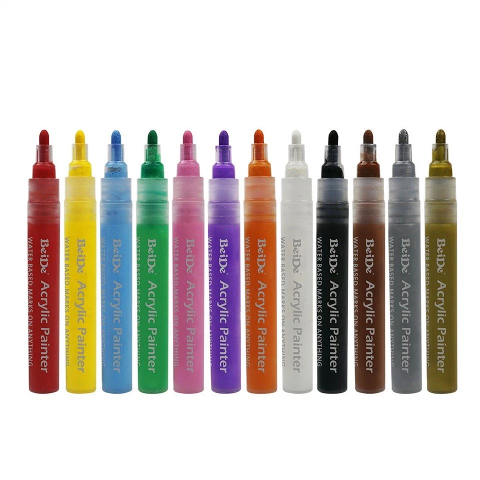 ปากกามาร์คเกอร์สีอะครีลิค 75 สี