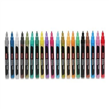 0สีอะครีลิกปลายละเอียดพิเศษ .7 มม