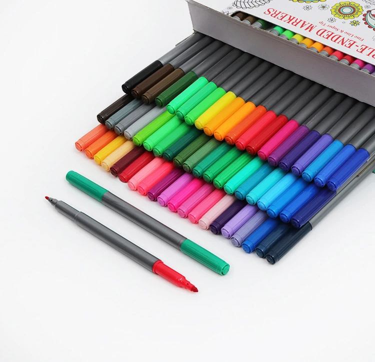 แปรงสีน้ำสักหลาด 60 สี 2 ทิป