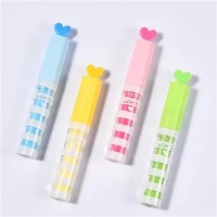 ปากกาเน้นข้อความหัวใจสีลูกกวาด 4 ชิ้น