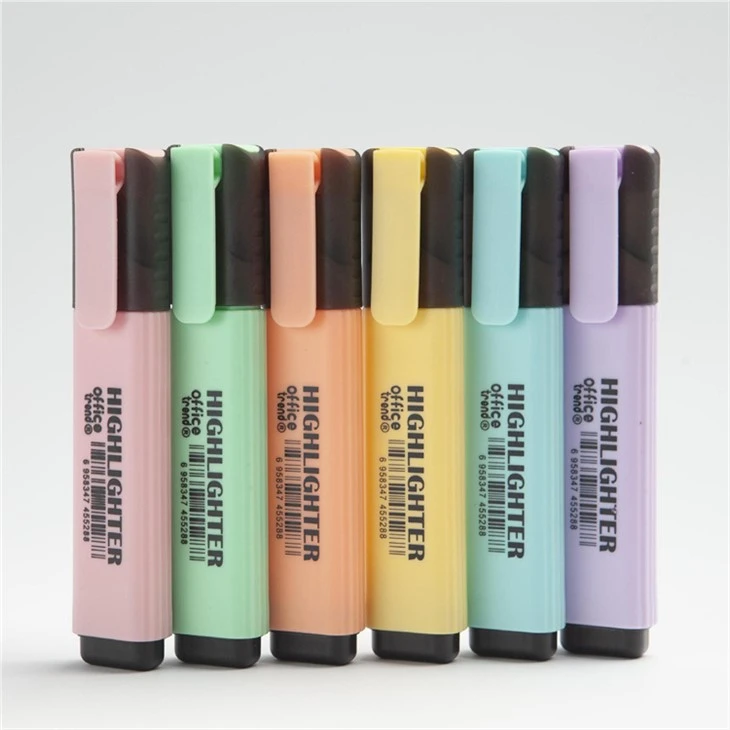 ปากกาเน้นข้อความ สีครีม สิ่ว ทิป